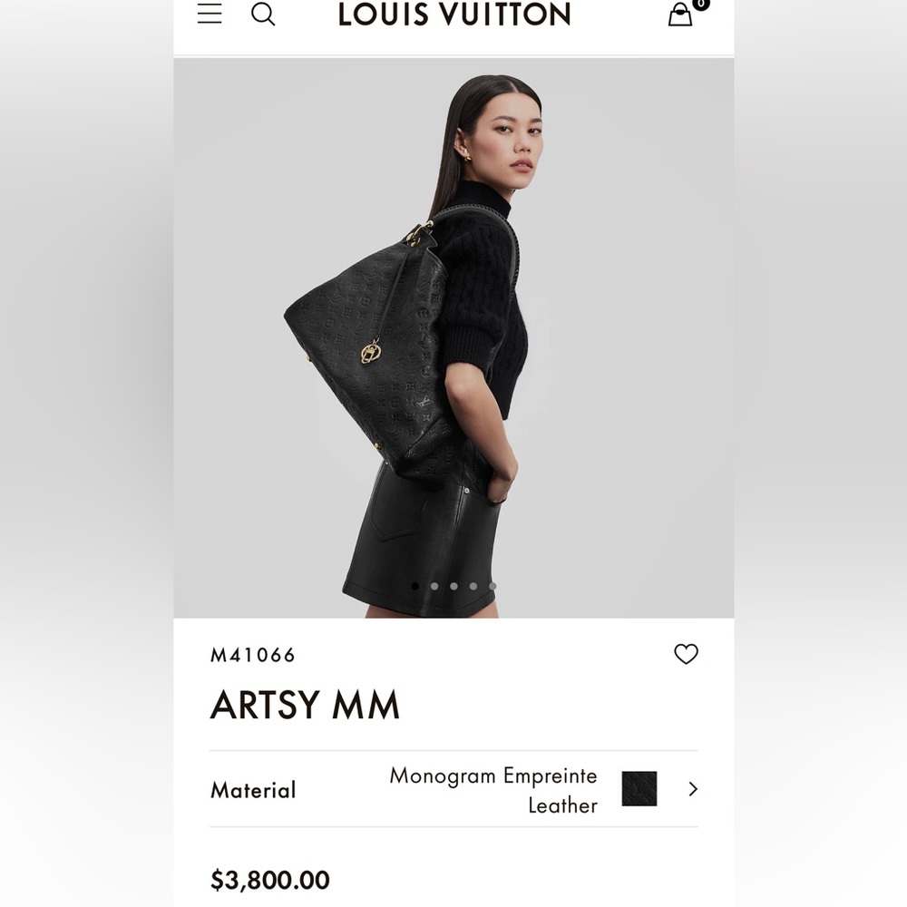 LOUISVUTTON  ARTSY MM HANDBAG